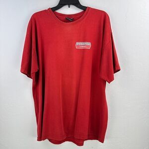 Vintage Penhall Drag Racing Tshirt Mens XL Red Mike Edwards Cars Fan‎ Shirt